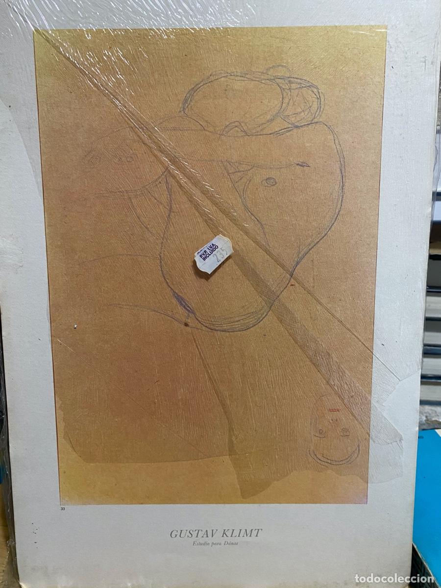 Libros de segunda mano: LAMINAS DE ARTE, GUSTAV KLIMT