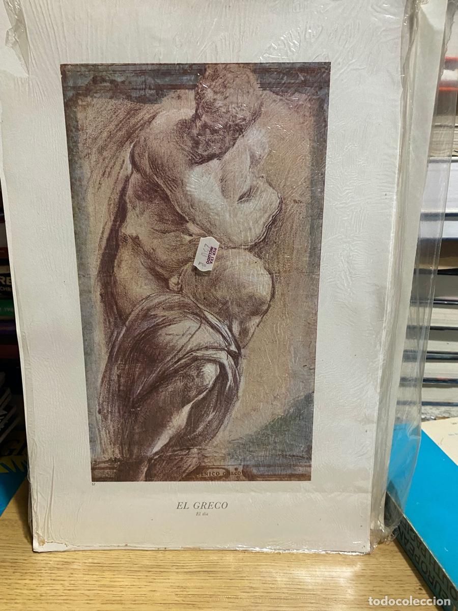 Libros de segunda mano: LAMINAS DE ARTE, EL GRECO