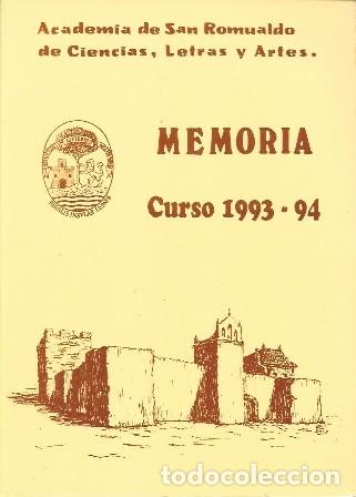 Libros de segunda mano: MEMORIA CURSO 1998-99 ACADEMIA SAN ROMUALDO DE CIENCIAS, LETRAS Y ARTES - A-CA-4517