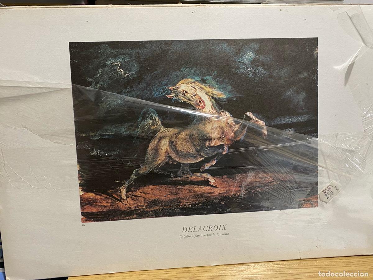 Libros de segunda mano: LAMINAS DE ARTE, DELACROIX