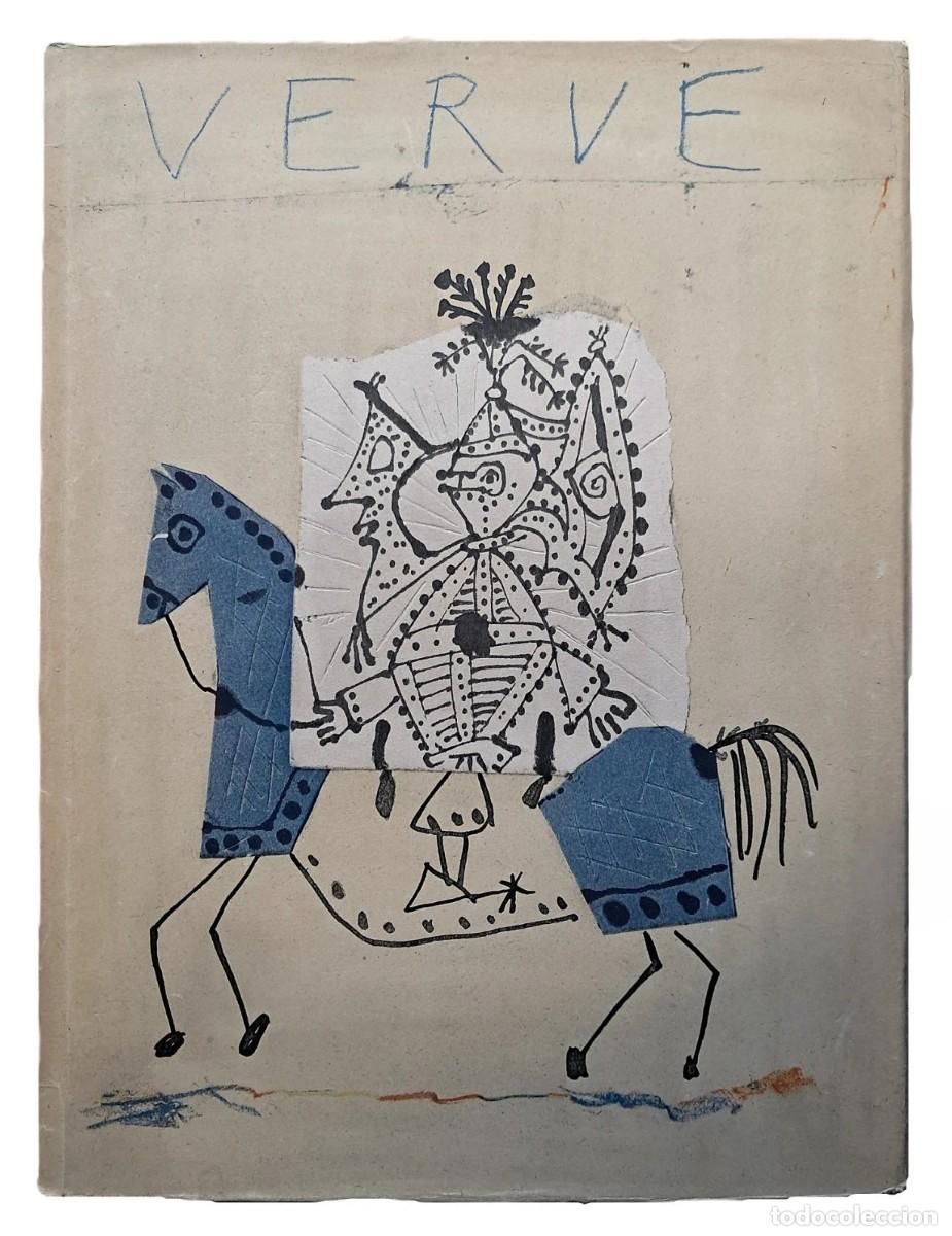 Libros de segunda mano: VERVE n&deg; 25-26 - Picasso &agrave; Vallauris - Odysseus Elytis - Georges Rami&eacute; - (1951)