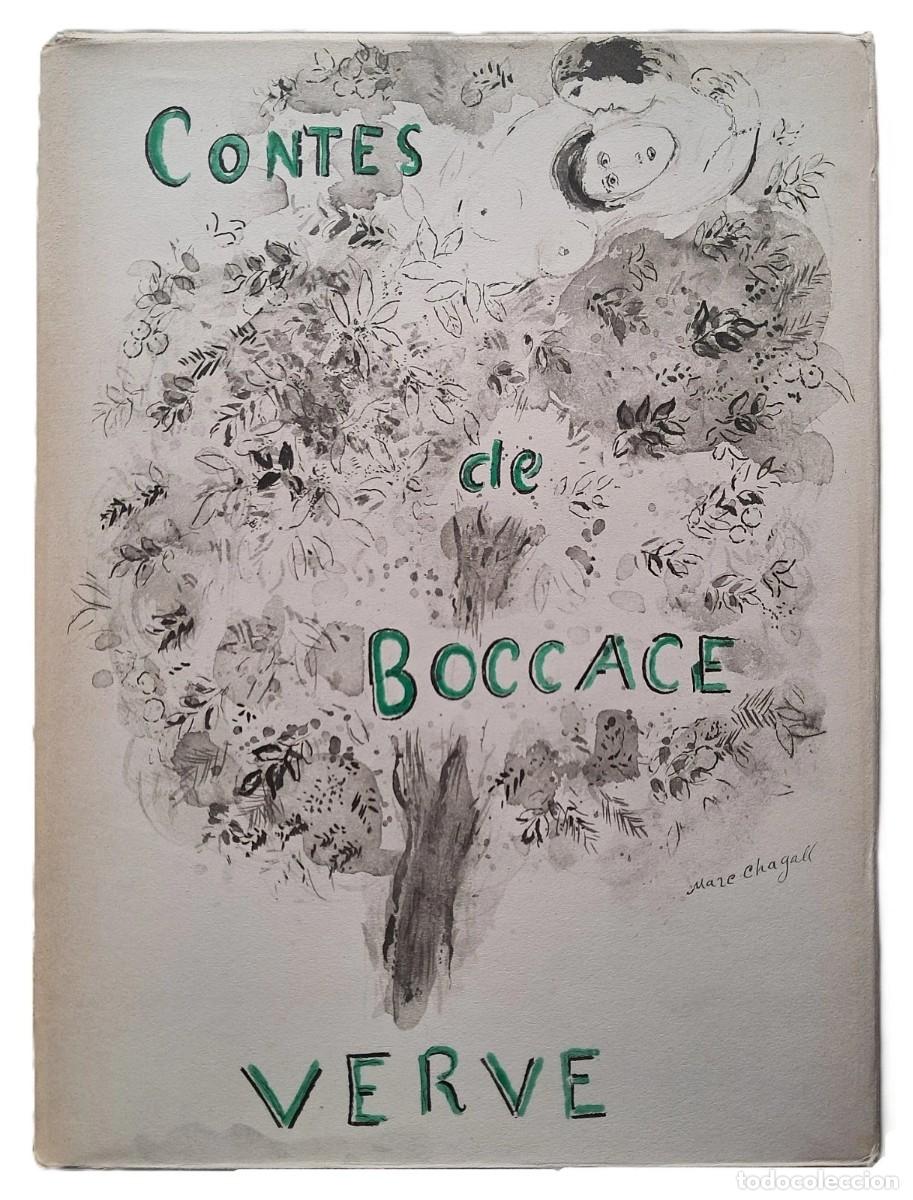 Libros de segunda mano: VERVE n&deg; 24 - Contes de Boccace - Marc Chagall - Jacques Pr&eacute;vert - (1950)