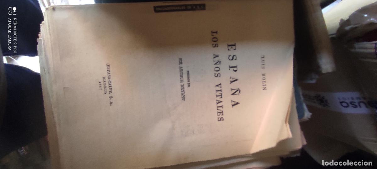 Libros de segunda mano: ESPA&Ntilde;A LOS A&Ntilde;OS VITALES - BOLIN, LUIS