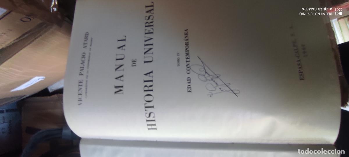 Libros de segunda mano: Manual de historia universal IV: Edad Contempor&aacute;nea - Palacio Atard,Vicente