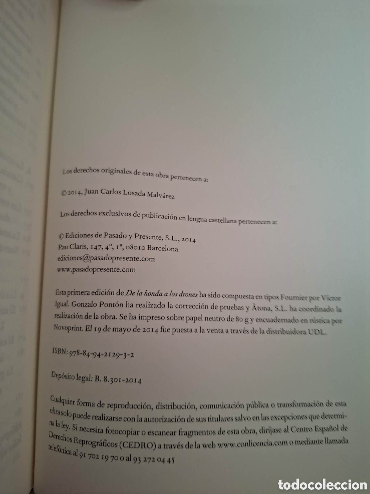 Libros de segunda mano: DE LA HONDA A LOS DRONES. La guerra como motor de la industria. - Foto 3