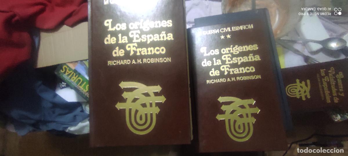 Libros de segunda mano: LOS ORIGENES DE LA ESPA&Ntilde;A DE FRANCO - ROBINSON 2 vol&uacute;menes