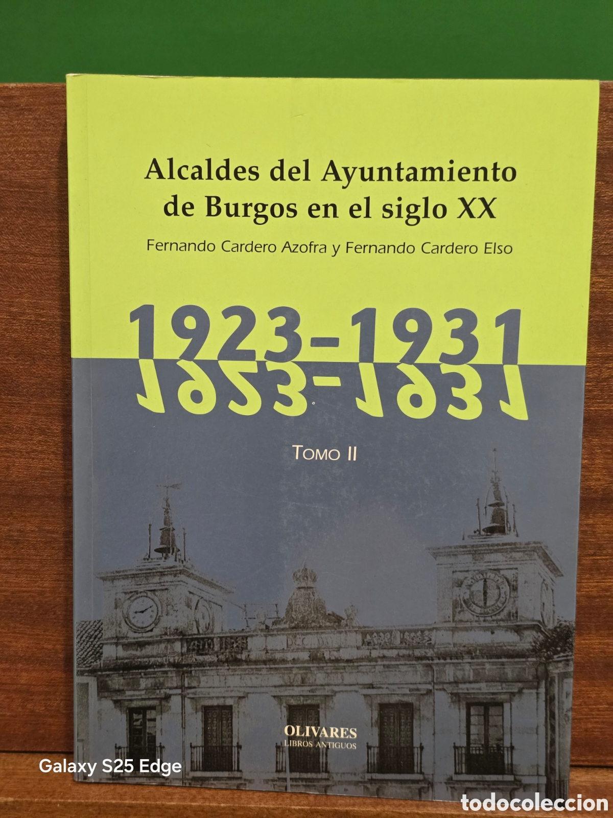 Libros de segunda mano: &rdquo;&rdquo;ALCSLDES DEL AYUNTAMIENTO DE BURGOS EN EL SIGLO XX&rdquo;&rdquo;...TOMO II...1923-1931...F. CARDERO..2001...