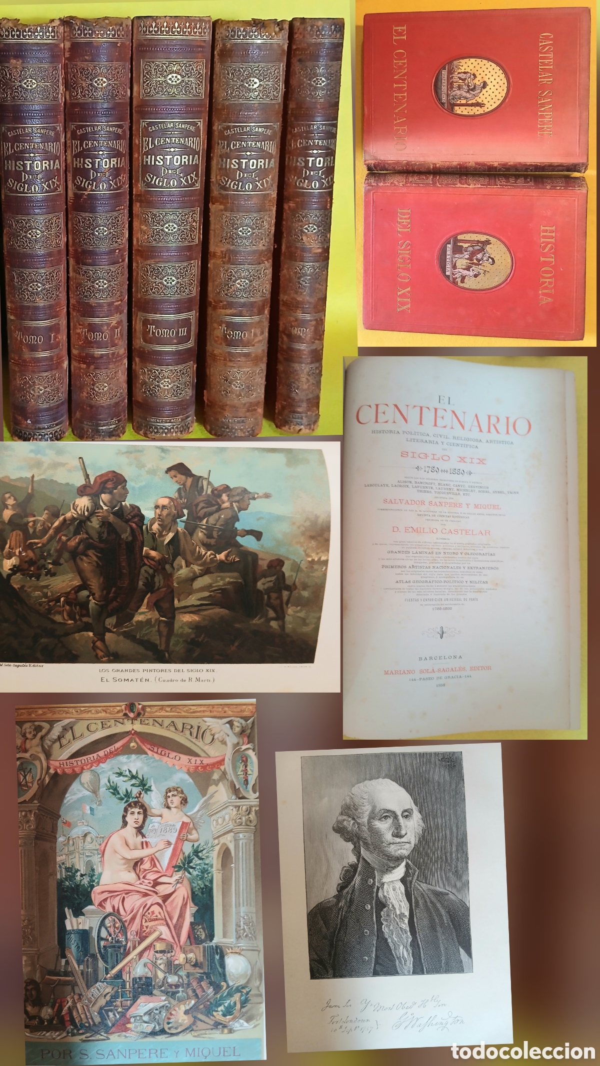 Libros de segunda mano: el centenario, siglo XIX 1789-1889