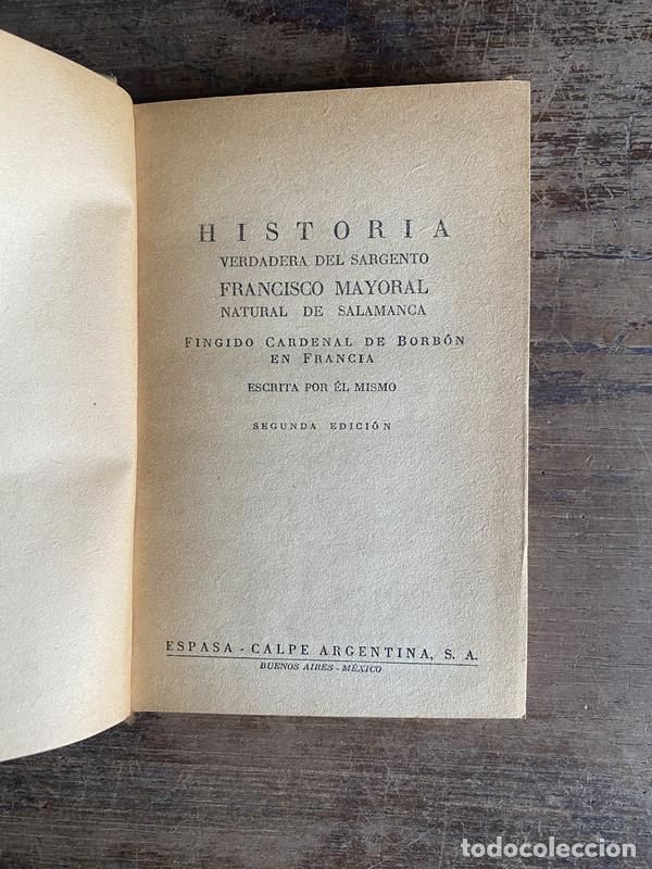 Second hand books: Historia verdadera del sargento Francisco Mayoral natural de Salamanca - -
