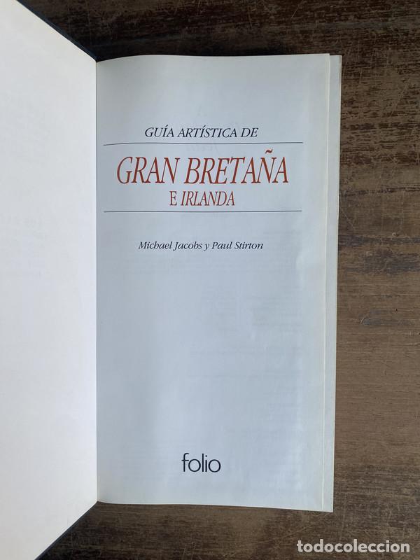 Libros de segunda mano: Guia Artistica de Gran Breta�a e Irlanda - Jacobs Michael y Stirton Paul