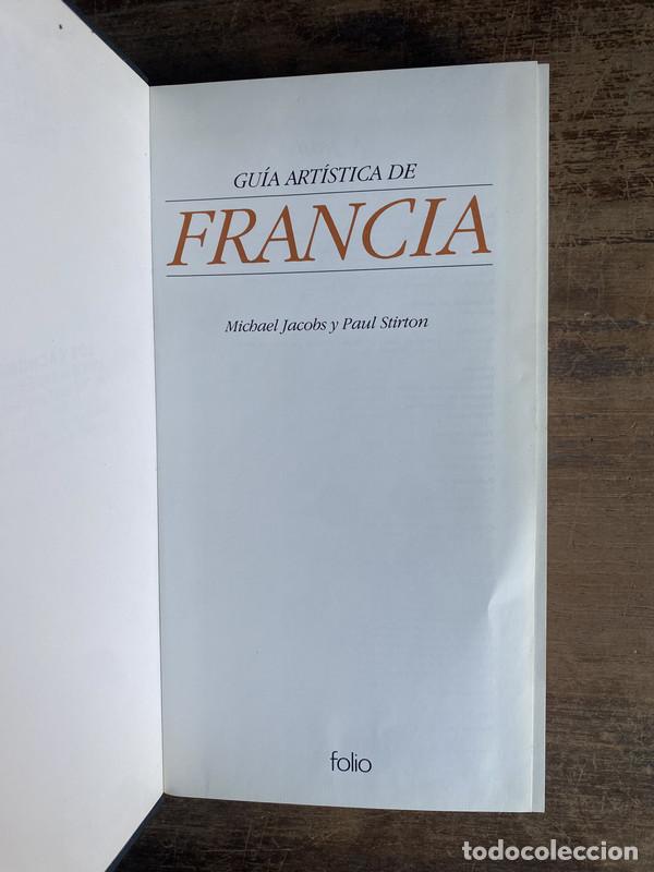 Libros de segunda mano: Guia Artistica de Francia - Jacobs Michael y Stirton Paul