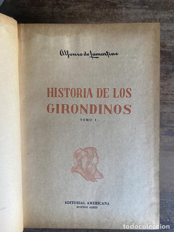 Livres d'occasion: Historia de los Girondinos - de Lamartine Alfonso