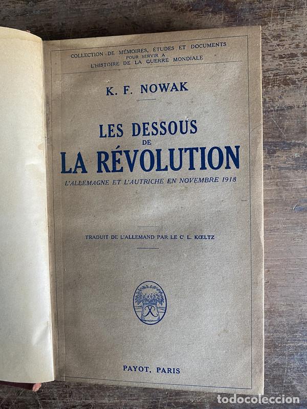 Livres d'occasion: Les dessous de la Revolution (En frances) - Nowak K. F.