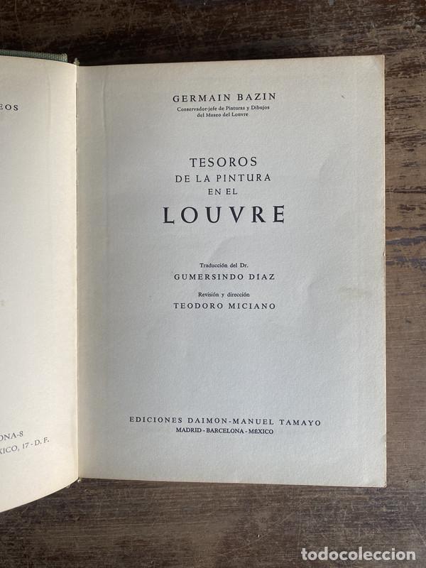 Libros de segunda mano: Tesoros de la Pintura en el Louvre - Bazin Germain