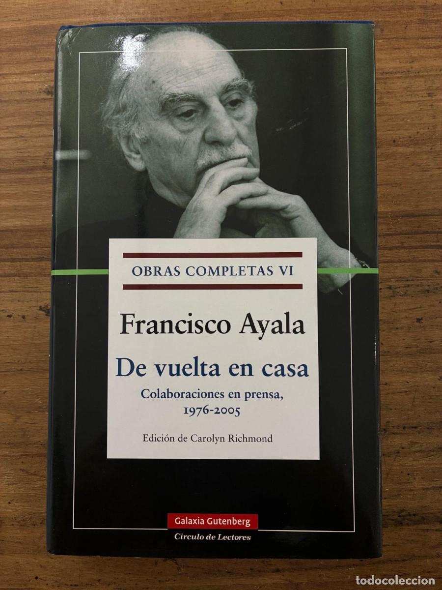 Libros de segunda mano: De vuelta en casa (Francisco Ayala) - Foto 1