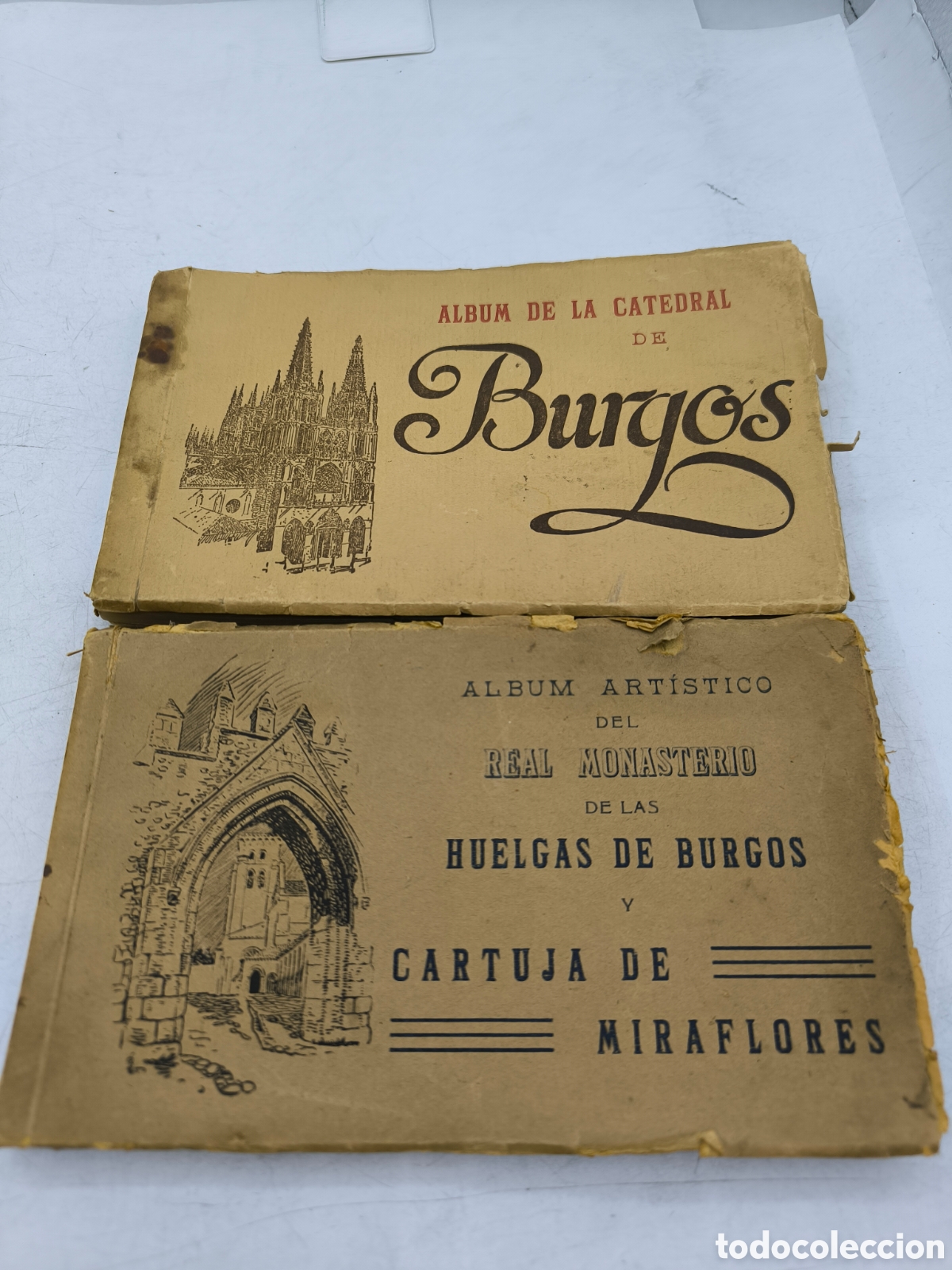 Libros de segunda mano: &Aacute;lbum de la catedral de Burgos y alg&uacute;n art&iacute;stico del Real Monasterio de las huelgas de Burgos y
