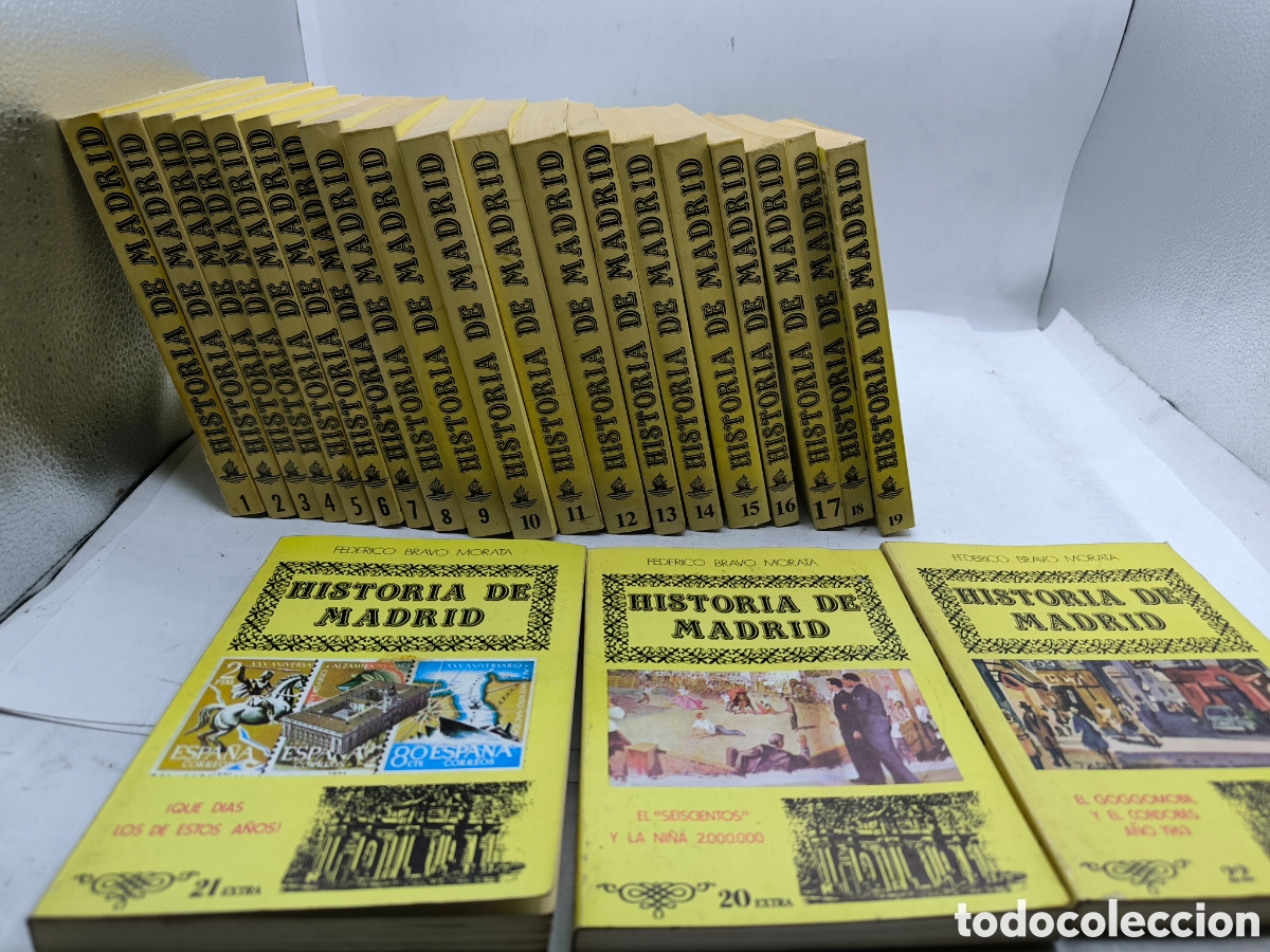 Gebrauchte B&uuml;cher: Historia de Madrid Federico Bravo Morata 22 tomos completa