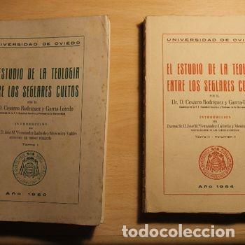 Libros de segunda mano: El estudio de la Teologia seglares cultos Universidad de Oviedo 1950 1954 PEIFER