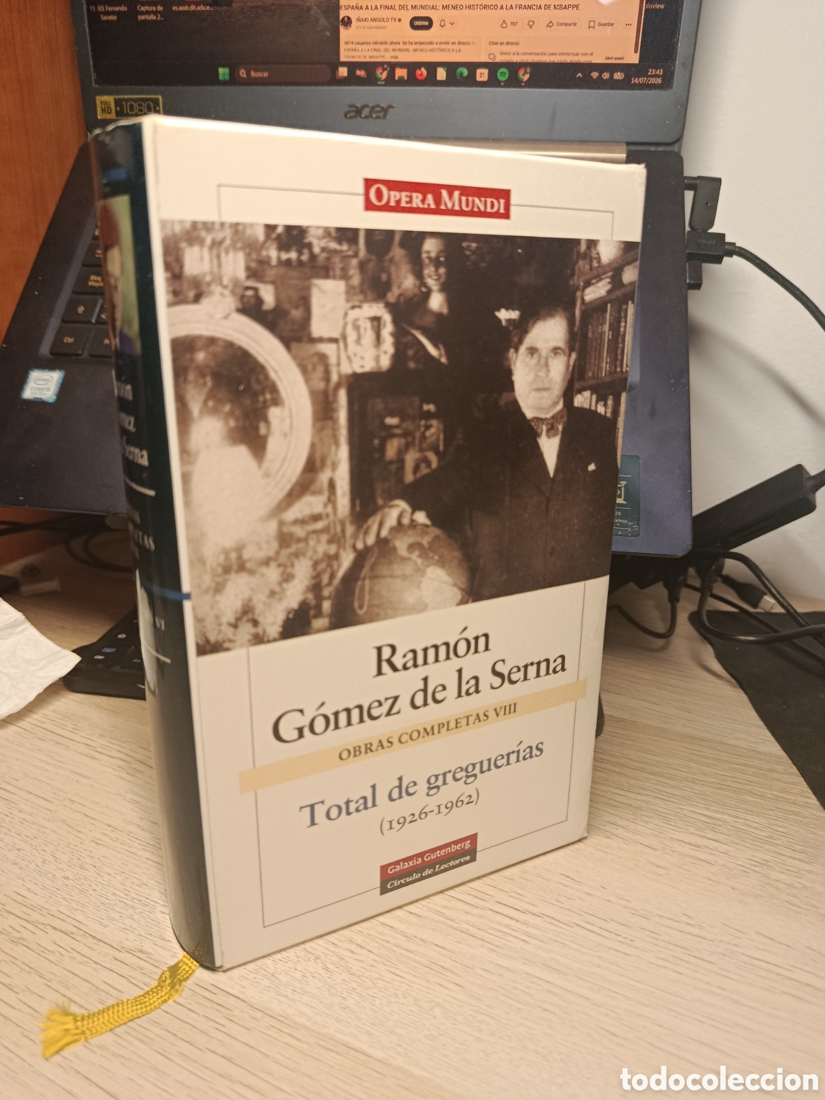Libros de segunda mano: Total de greguer&iacute;as (1926-1962). Ram&oacute;n G&oacute;mez de la Serna. Galaxia Gutenberg