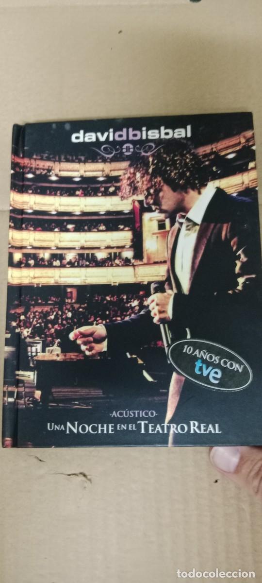 Libros de segunda mano: David Bisbal - acustico una noche en el teatro real. 2 CD + DVD VER FOTOS DVD CINE GG-TOF