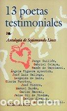 Libros de segunda mano: 13 Poetas testimoniales - Foto 1