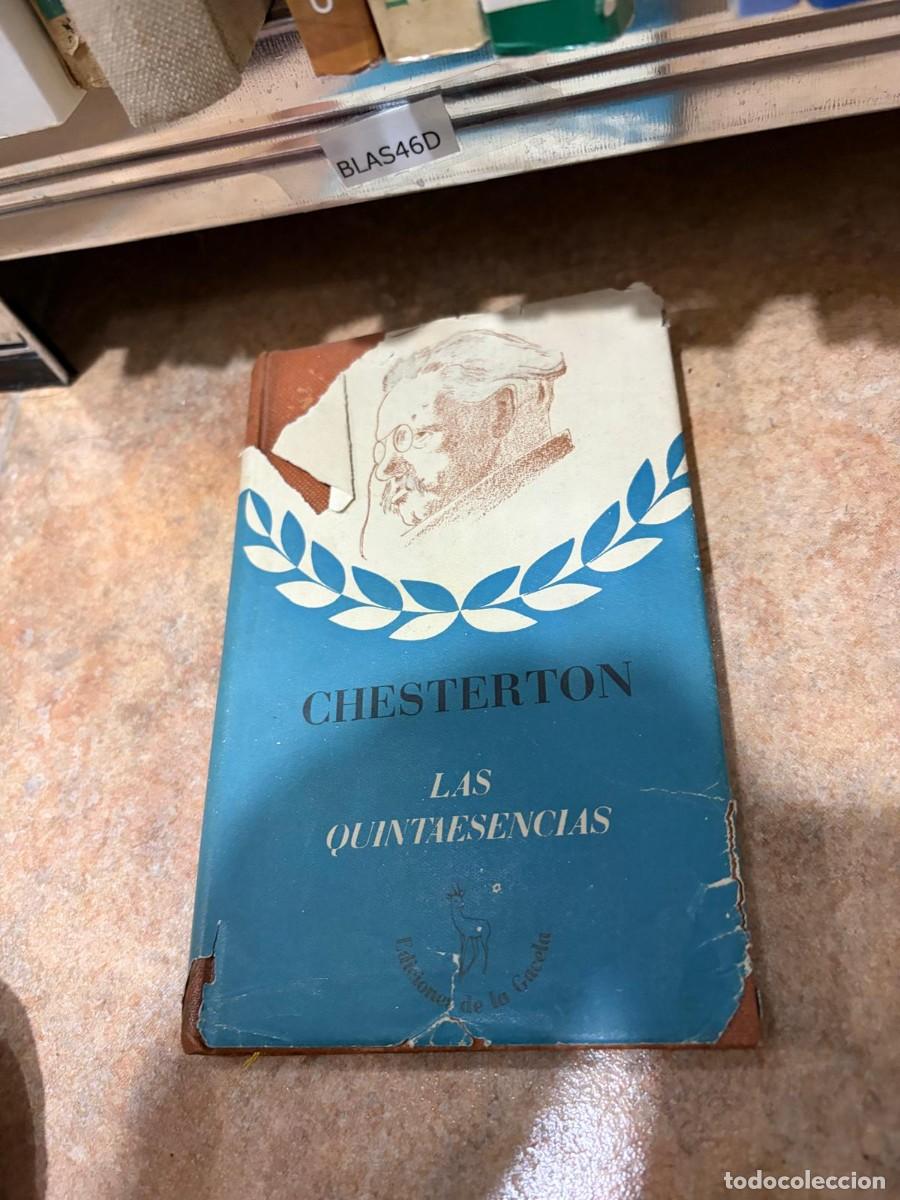 Libros de segunda mano: BLAS46D G. K. Chesterton, Las quintaesencias. Editorial: Ediciones Rialp (Biblioteca del Pensamiento