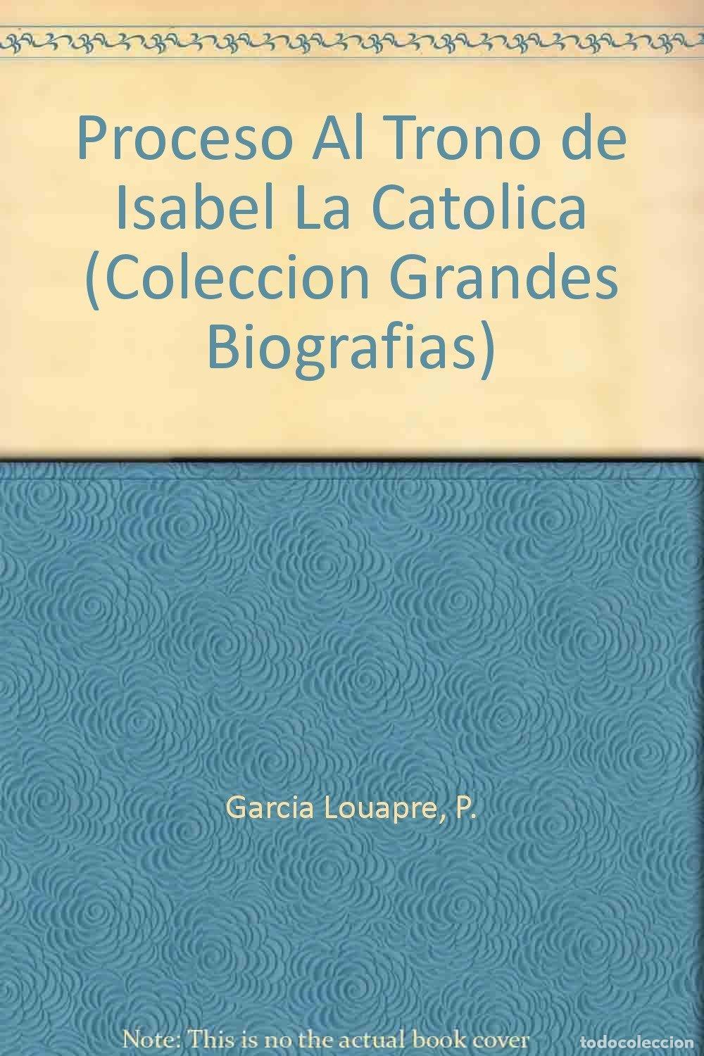 Libros de segunda mano: Proceso al trono de Isabel la catolica