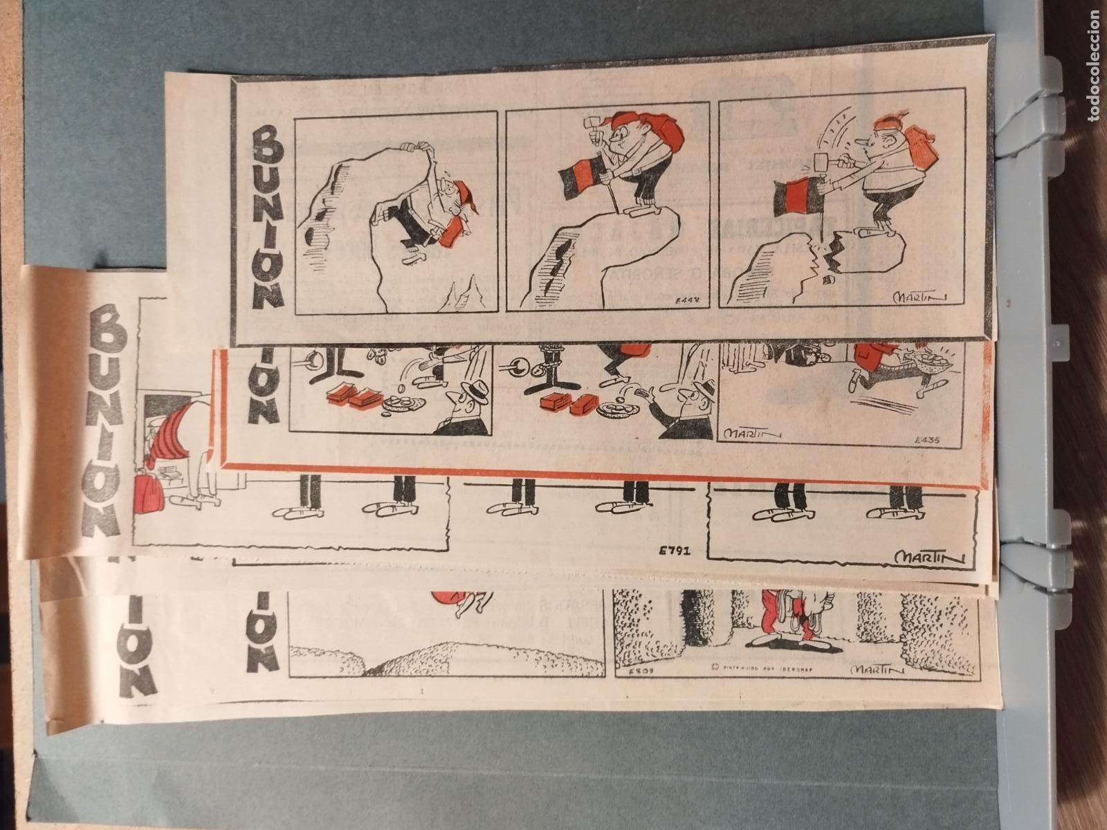 Second hand books: TIRAS DE PRENSA COMICS. BUNION. 9 TIRAS.