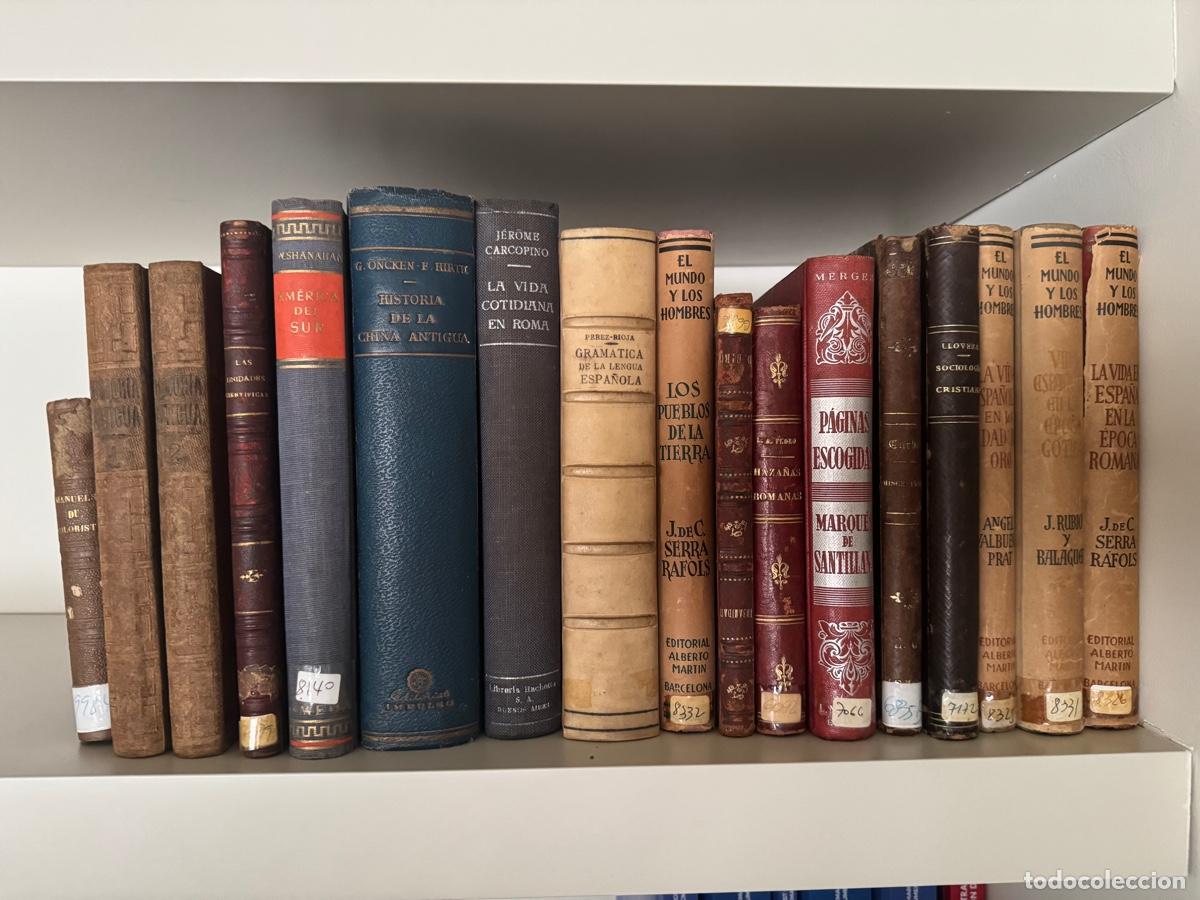 Libri di seconda mano: LOTAZO 17 LIBROS ANTIGUOS DE HISTORIA ANTIGUA, GRAM&Aacute;TICA, AM&Eacute;RICA, CRISTIANA ROMANA VARIADOS XIX