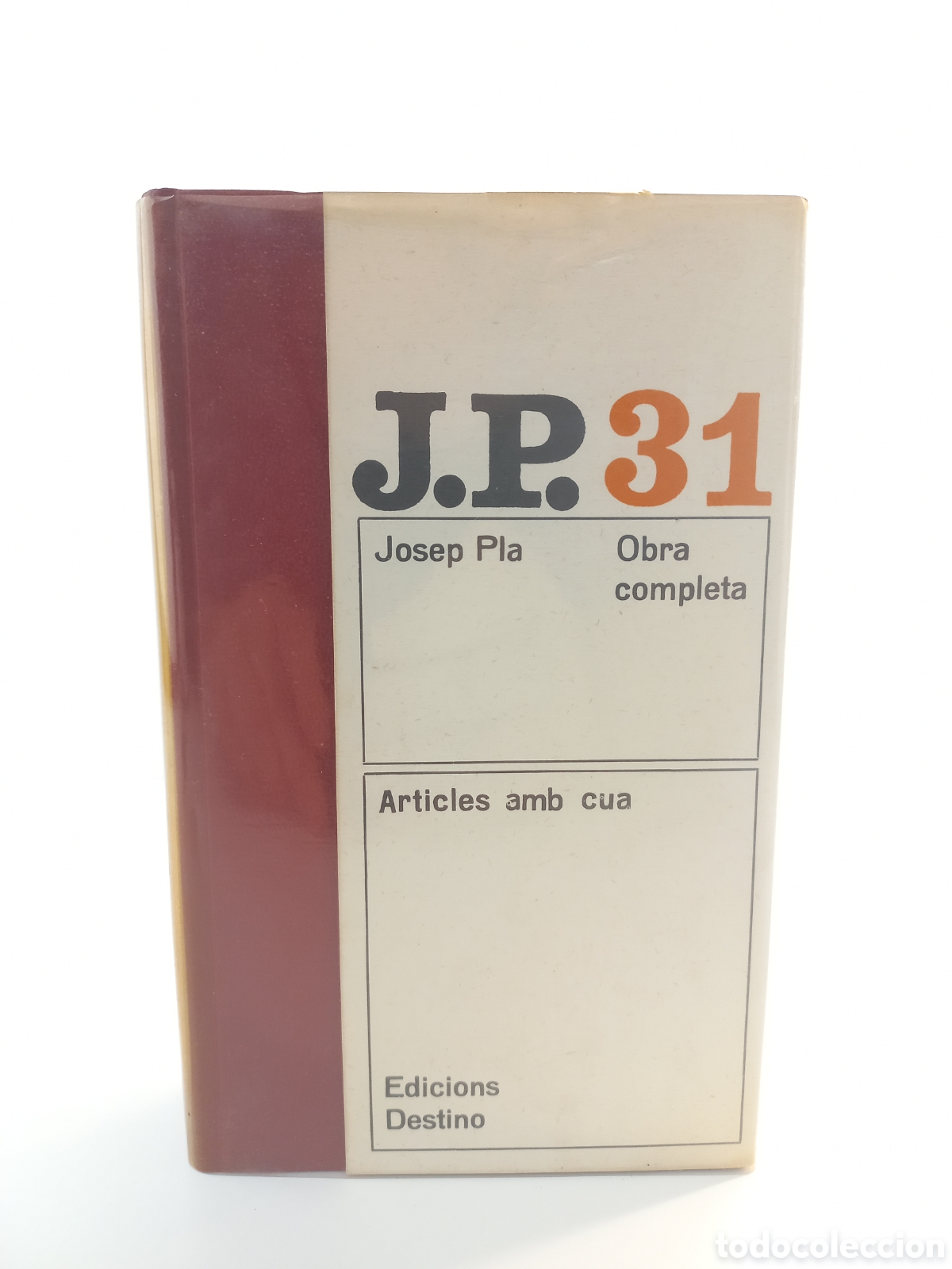 Libros de segunda mano: Articles amb Cua. Destino, obra completa, primera edici&oacute;n, 1976. Catal&aacute;n.
