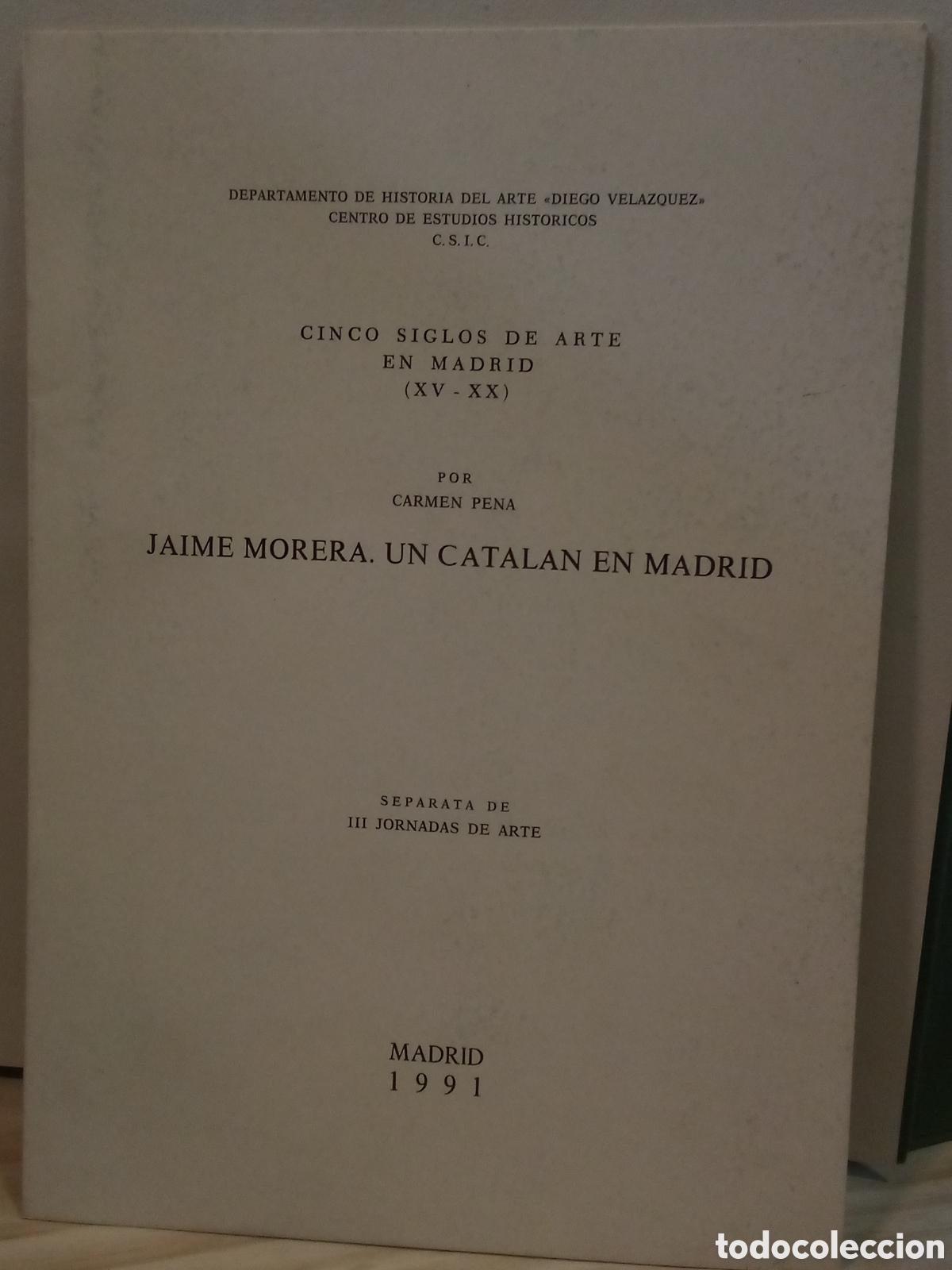 Libros de segunda mano: Jamie Morera. Un catal&aacute;n en Madrid