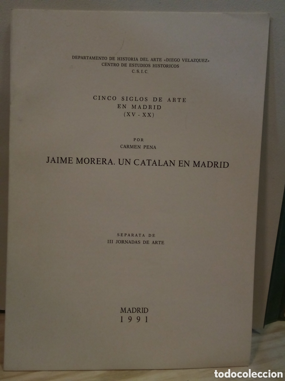 Libros de segunda mano: Jamie Morera. Un catal&aacute;n en Madrid