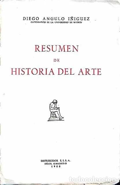 Libros de segunda mano: Resumen de Historia del Arte - Angulo &Iacute;&ntilde;iguez, Diego
