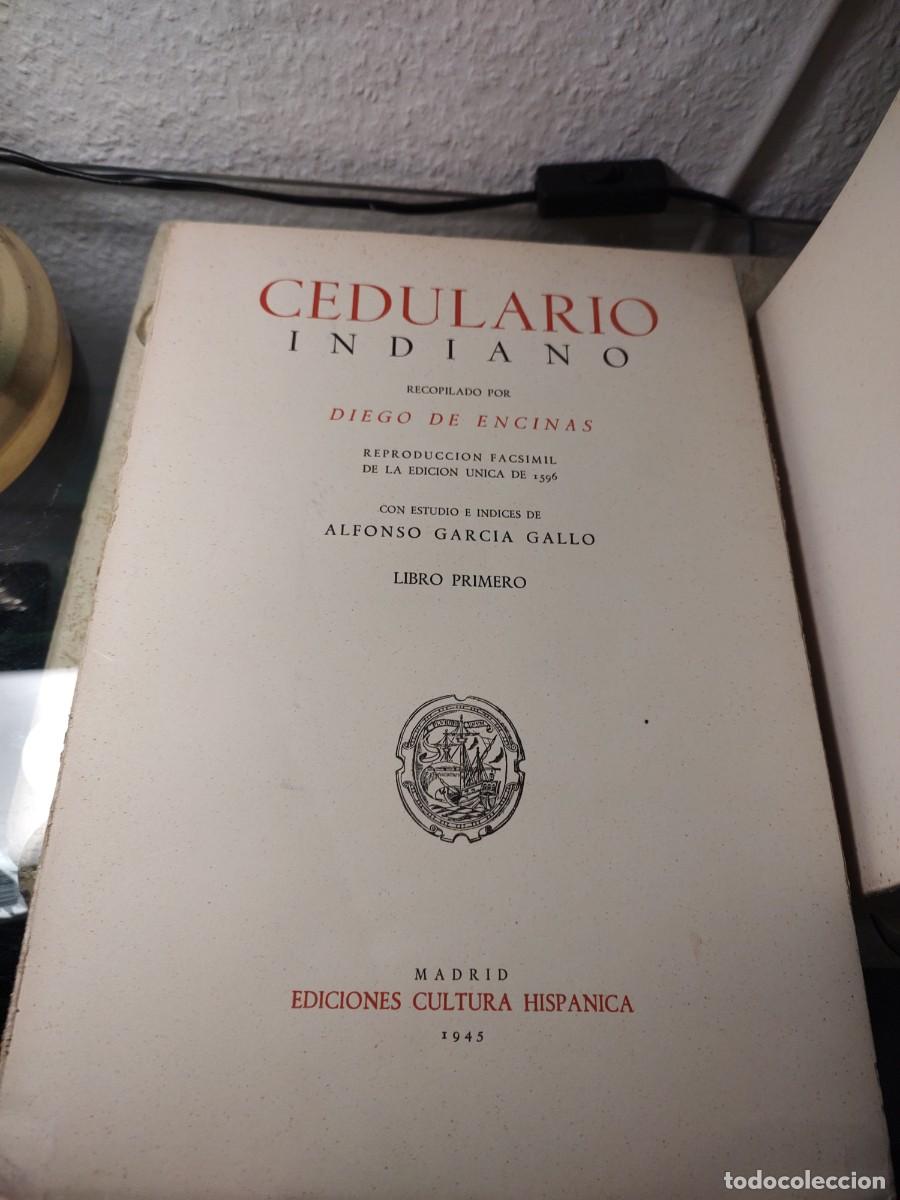 Libros de segunda mano: Cedulario Indiano de Diego de Encinas