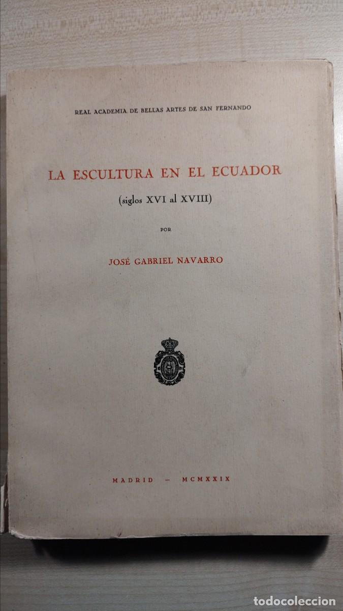 Libros de segunda mano: Escultura en Ecuador siglo XVI - Foto 1