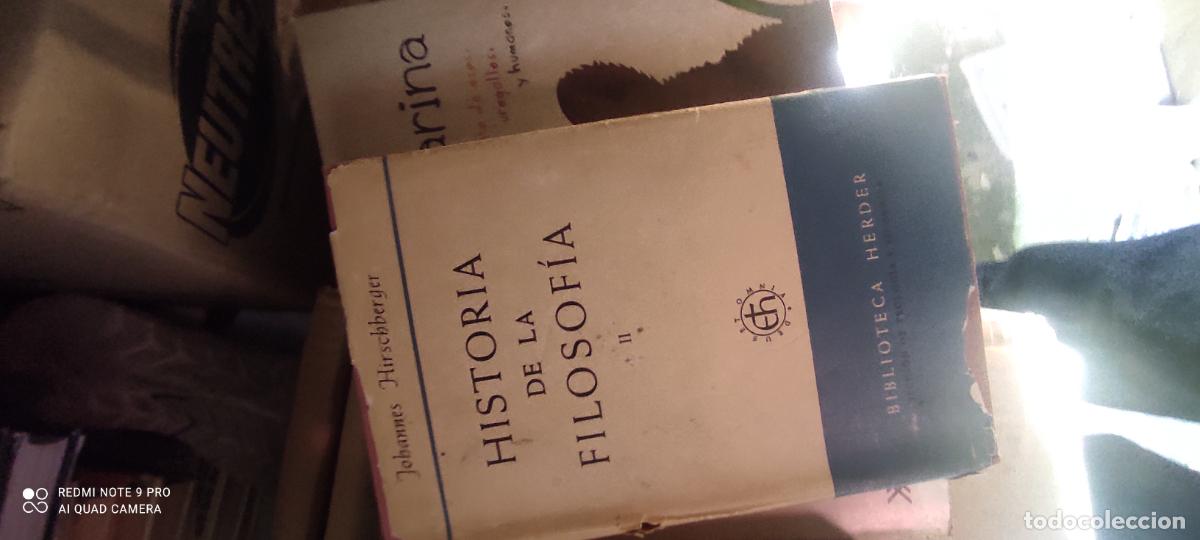 Libros de segunda mano: HISTORIA DE LA FILOSOFIA II JOHANNES HIRSCHBERGER HERDER 1979