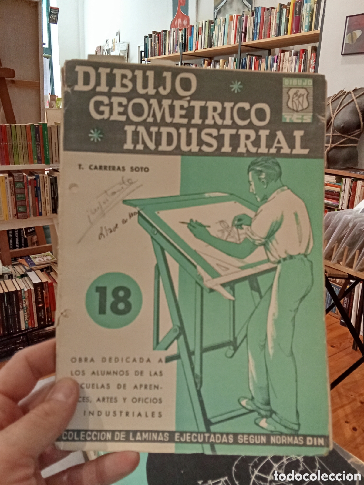 Libros de segunda mano: Dibujo geometrico industrial 18 - T. Carreras Soto