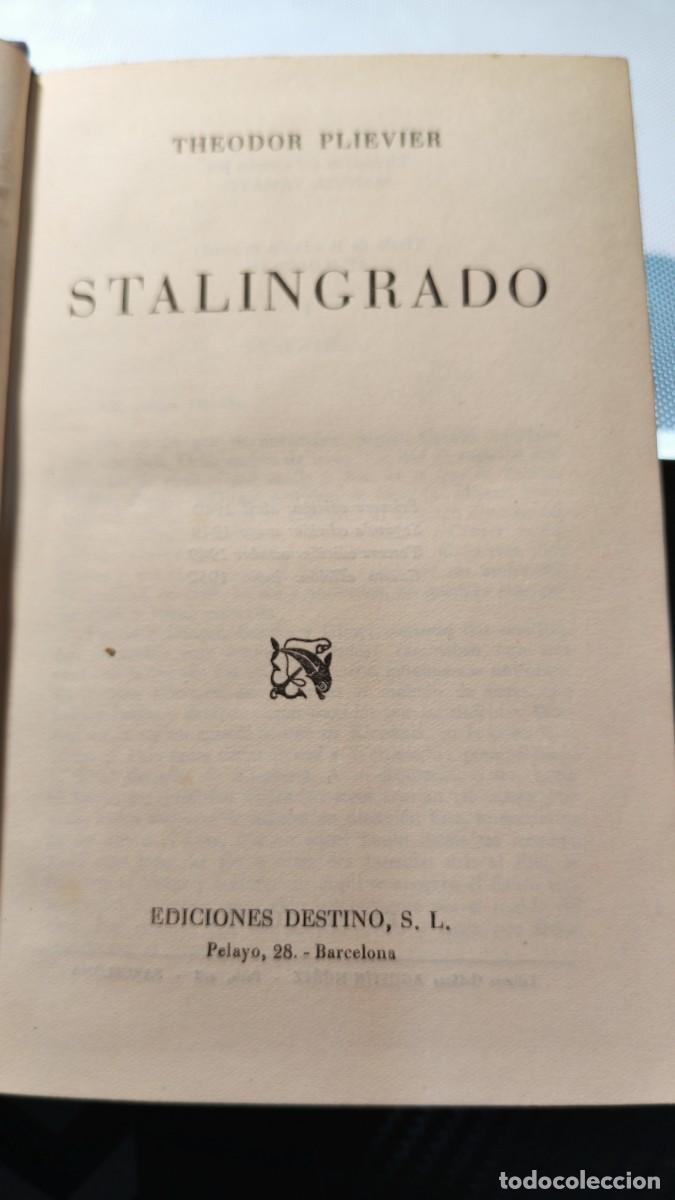 Libros de segunda mano: &rdquo;Stalingrado&rdquo;. Theodor Plievier. 1949. - Foto 2