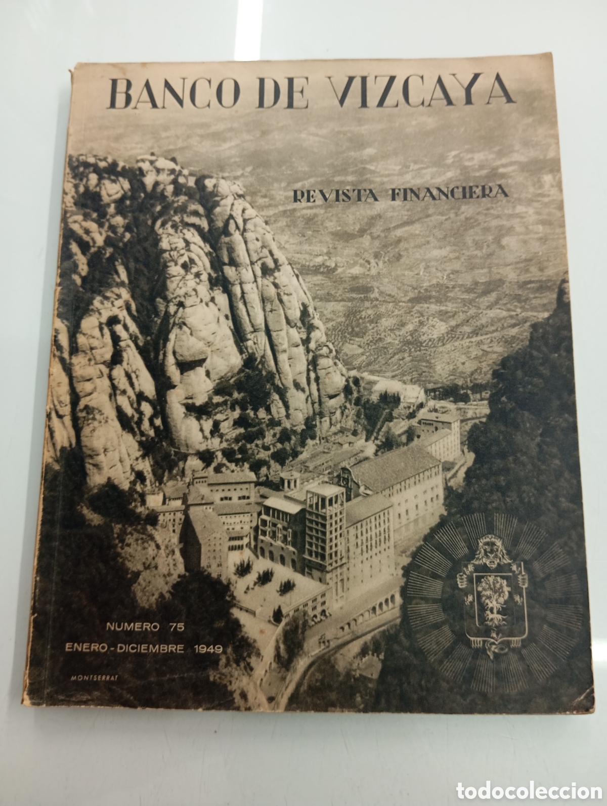 Libros de segunda mano: REVISTA FINANCIERA BANCO DE VIZCAYA ECONOMIA CATALU&Ntilde;A 1949 INDUSTRIA CATALANA MAPAS CENTRAL TERMICA