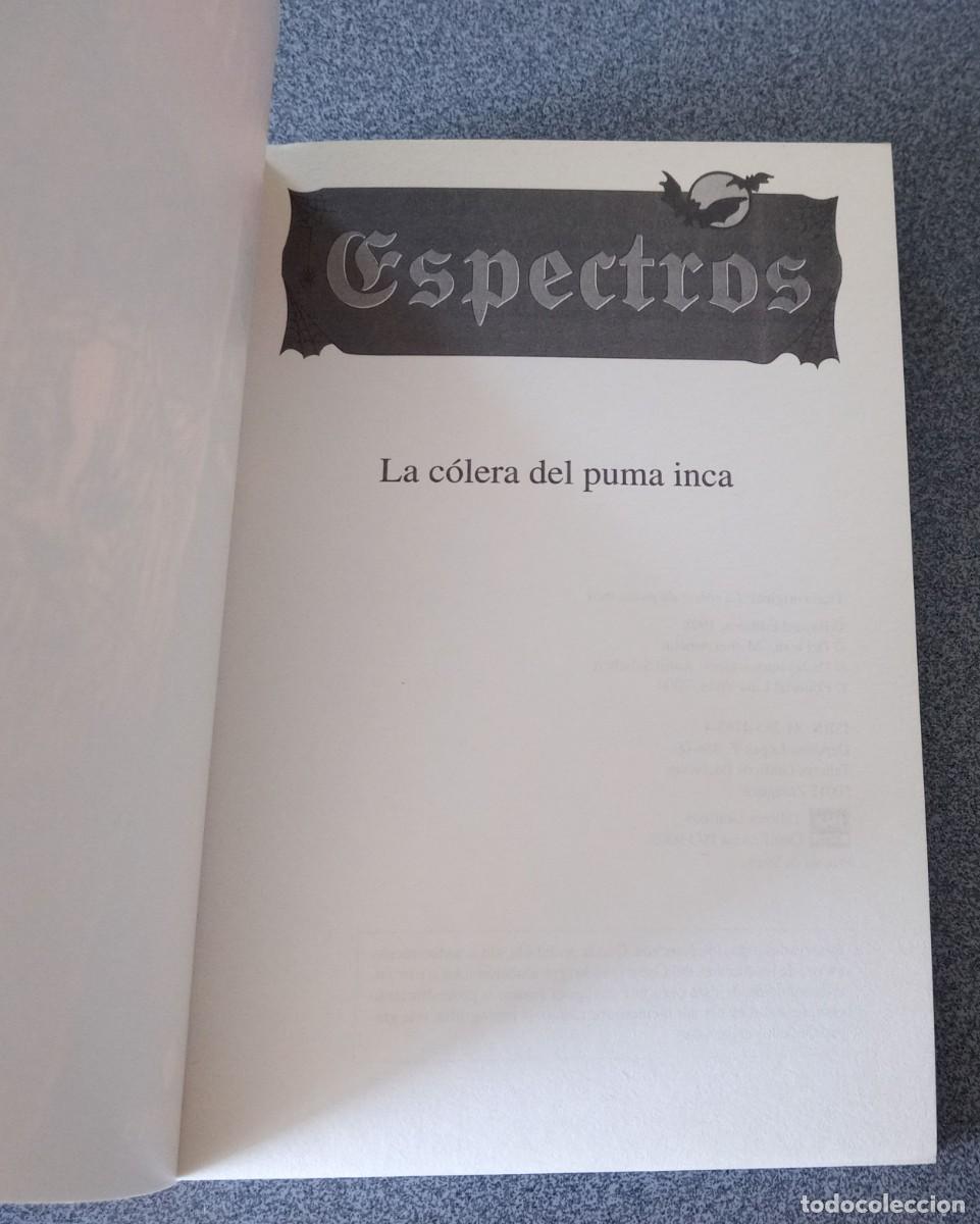 Libros de segunda mano: Espectros La C&oacute;lera Del Puma Inca Michel Amelin - Foto 3