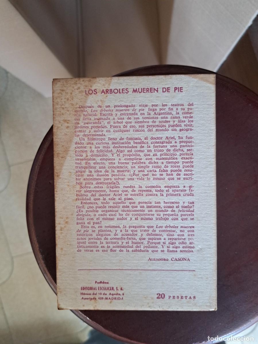 Libros de segunda mano: LOS ARBOLES MUEREN DE PIE - Foto 3