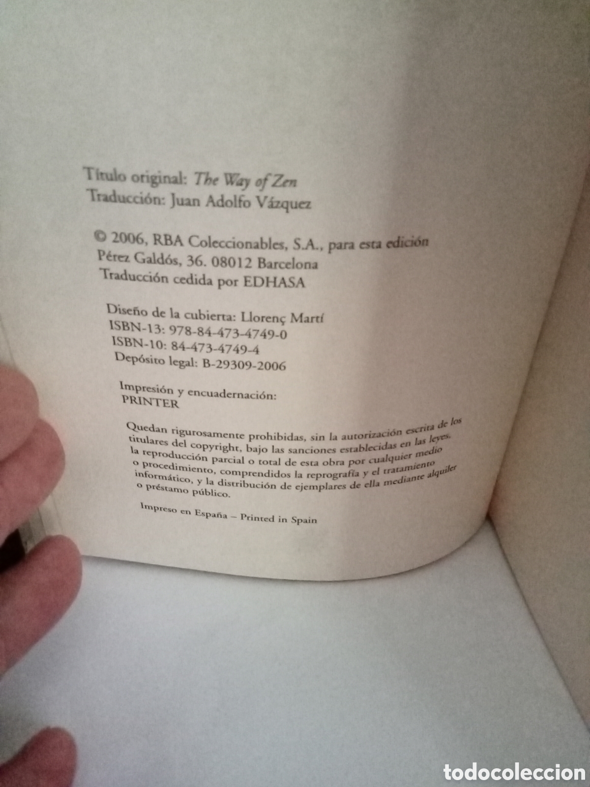 Libros de segunda mano: El camino del zen Alan watts - Foto 4