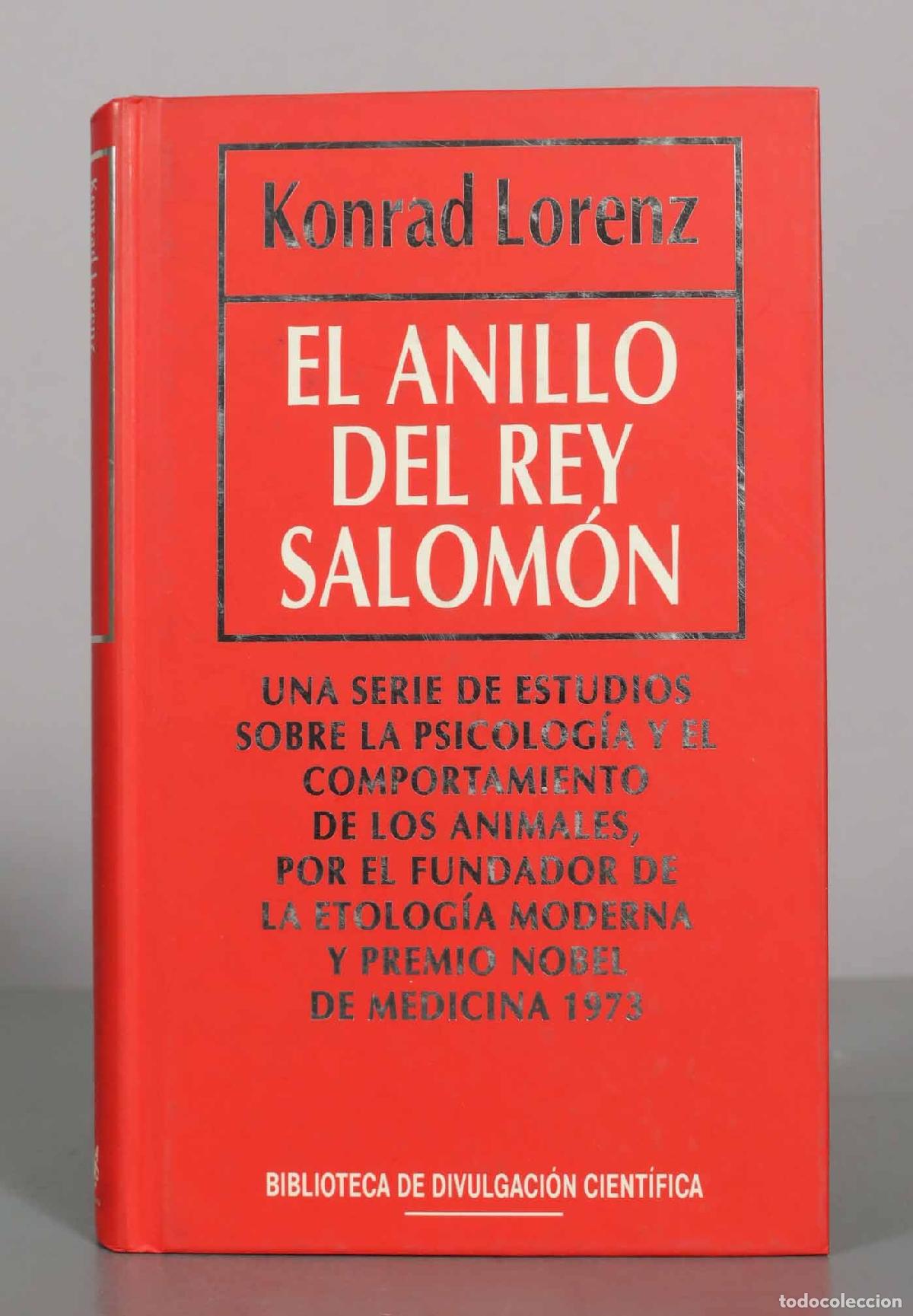 Libros de segunda mano: El anillo del rey Salom&oacute;n - Konrad Lorenz
