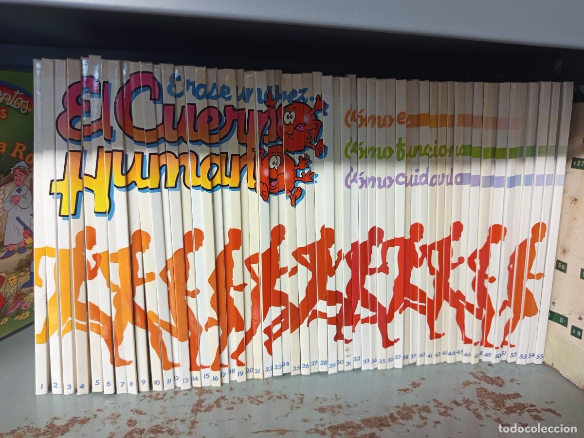Libros de segunda mano: &Eacute;RASE UNA VEZ... EL CUERPO HUMANO &ndash; COLECCI&Oacute;N COMPLETA (55 FASC&Iacute;CULOS + 10 VHS) &ndash; PLANETA-AGOSTINI &ndash;