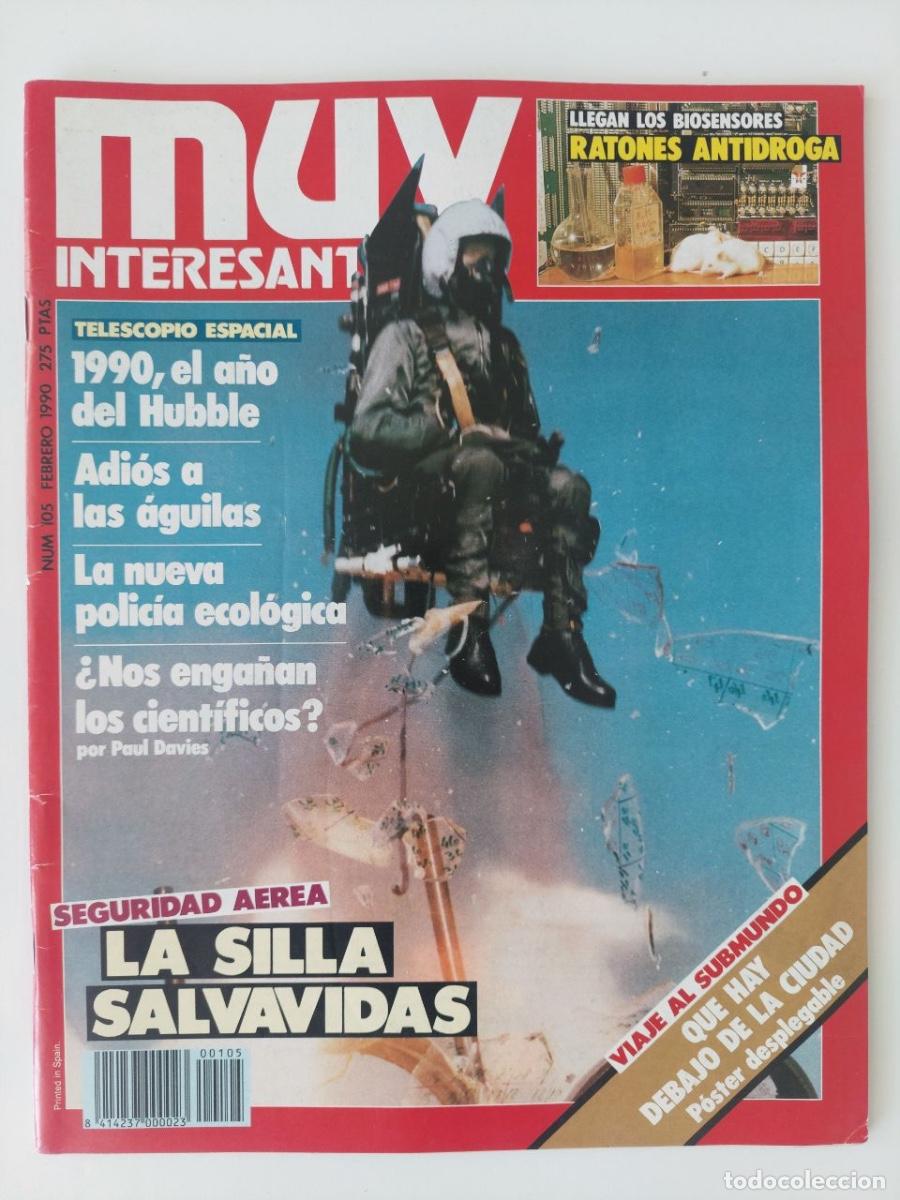 Libros de segunda mano: Revista Muy Interesante NUM. 105 Febrero 1990. LA SILLA SALVAVIDAS. VV.AA.