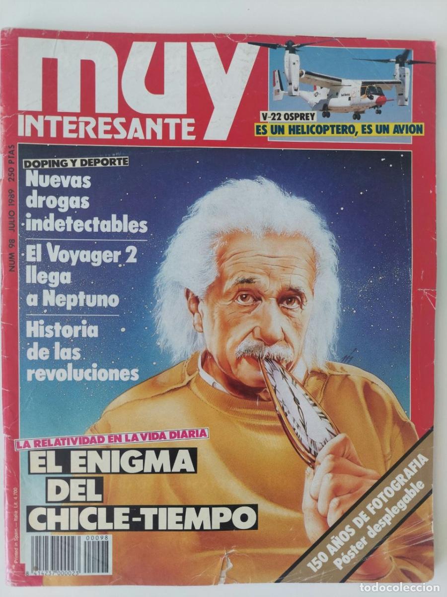 Libros de segunda mano: Revista Muy Interesante NUM. 98 Julio 1989. EL ENIGMA DEL CHICHE-TIEMPO. VV.AA.