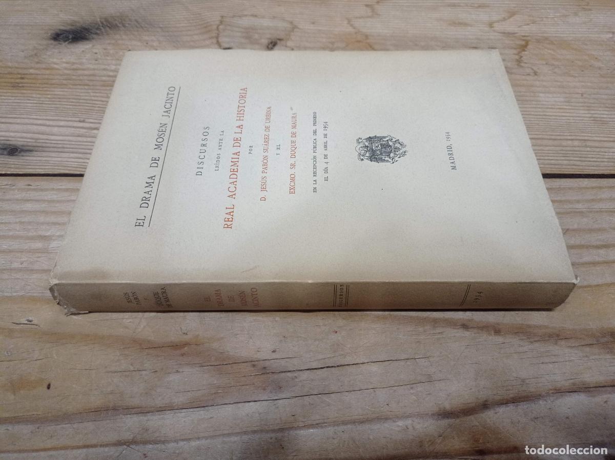 Libros de segunda mano: 1954 - JES&Uacute;S PAB&Oacute;N Y EL DUQUE DE MAURA. El drama de Mos&eacute;n Jacinto