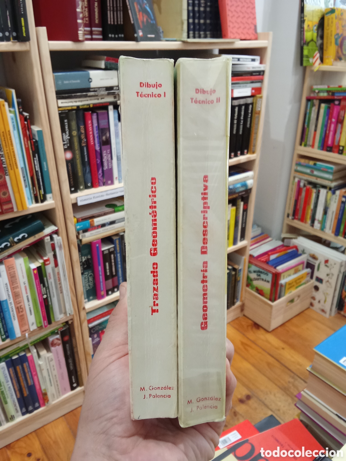 Libros de segunda mano: Dibujo t&eacute;cnico I y II Trazado Geometrico y Geometr&iacute;a descriptiva - Mario Gonz&aacute;lez / Julian Palencia