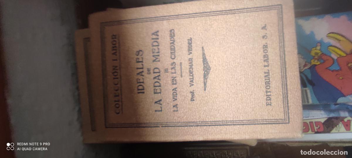 Libros de segunda mano: IDEALES DE LA EDAD MEDIA III LA VIDA EN LAS CIUDADES. PROF VALDEMAR VEDEL. COLECCION LABOR EDITORIAL