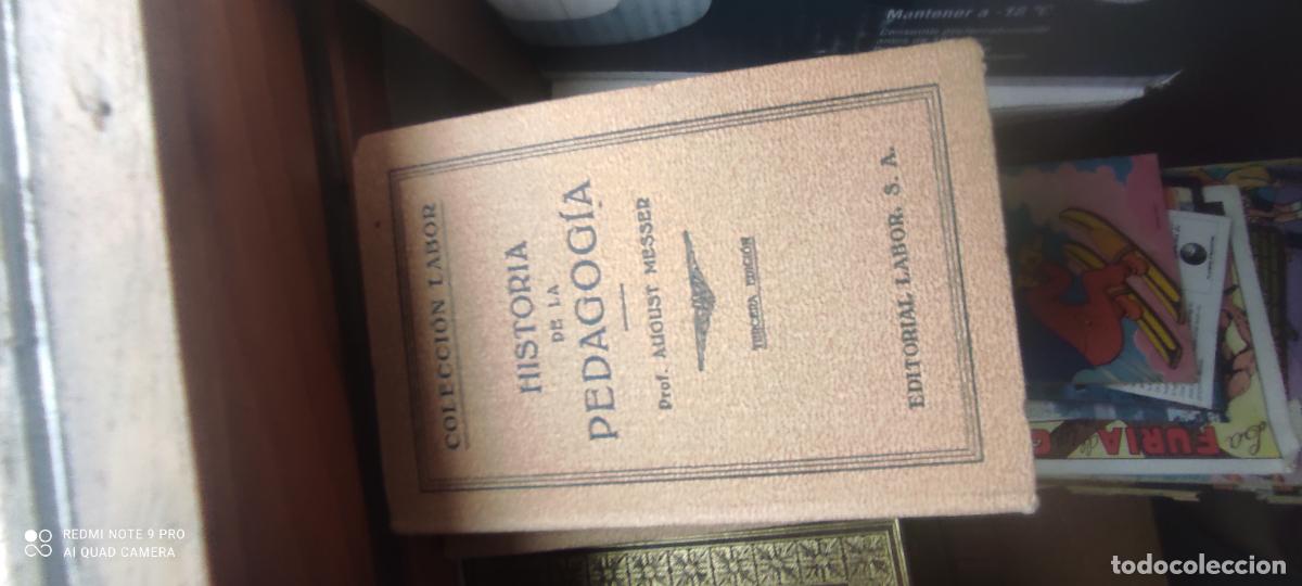 Libros de segunda mano: Historia de la Pedagog&iacute;a - August Messer